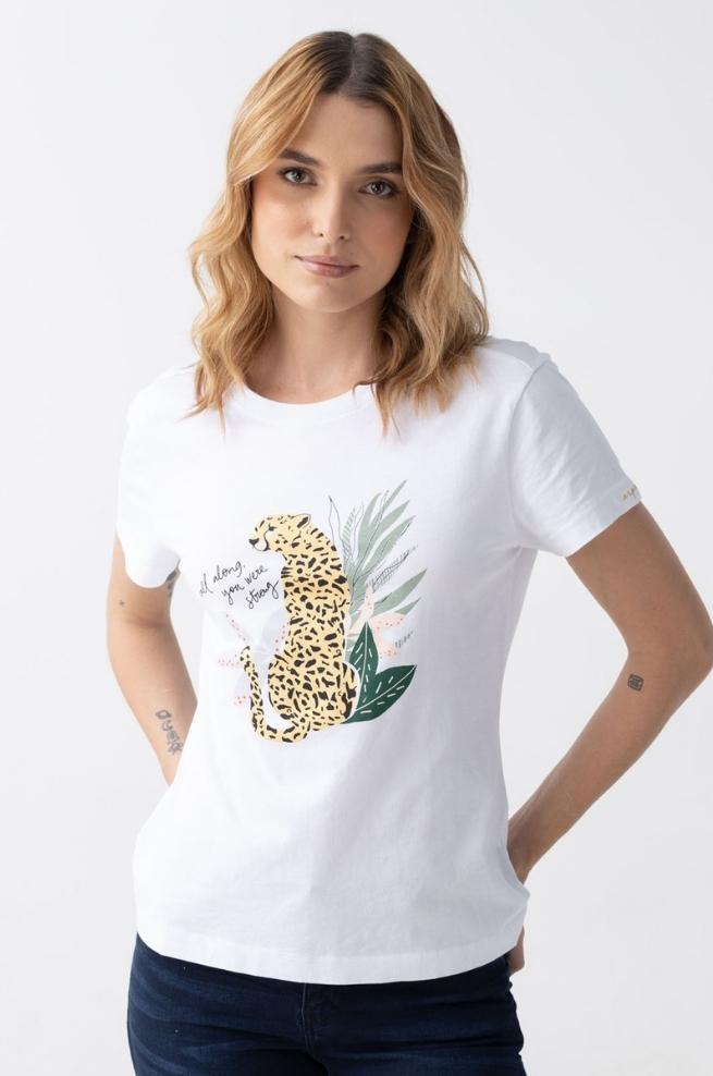 Leopard Print T-shirt 901D016