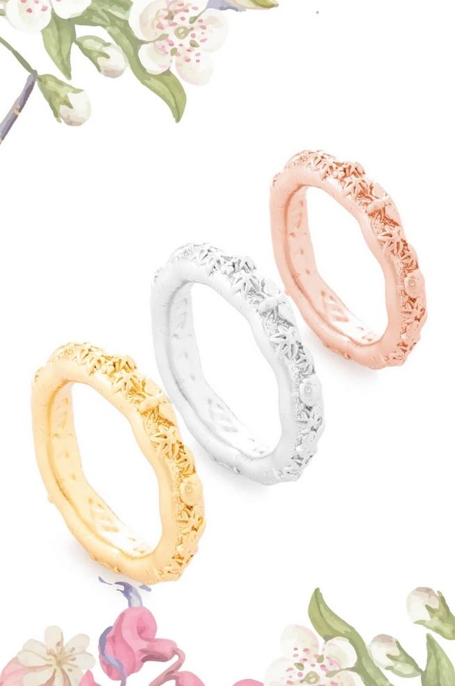 R58 Flourish Rings Set