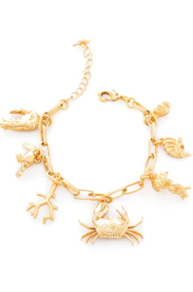 B45 Coral Gold Bracelet